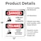 Signmission Look Out For Forklifts Bilingual, 12 in W x Rectangle, Vinyl Decal OS-2PACK-DS-D-1218-VS-1440 - alternate 2